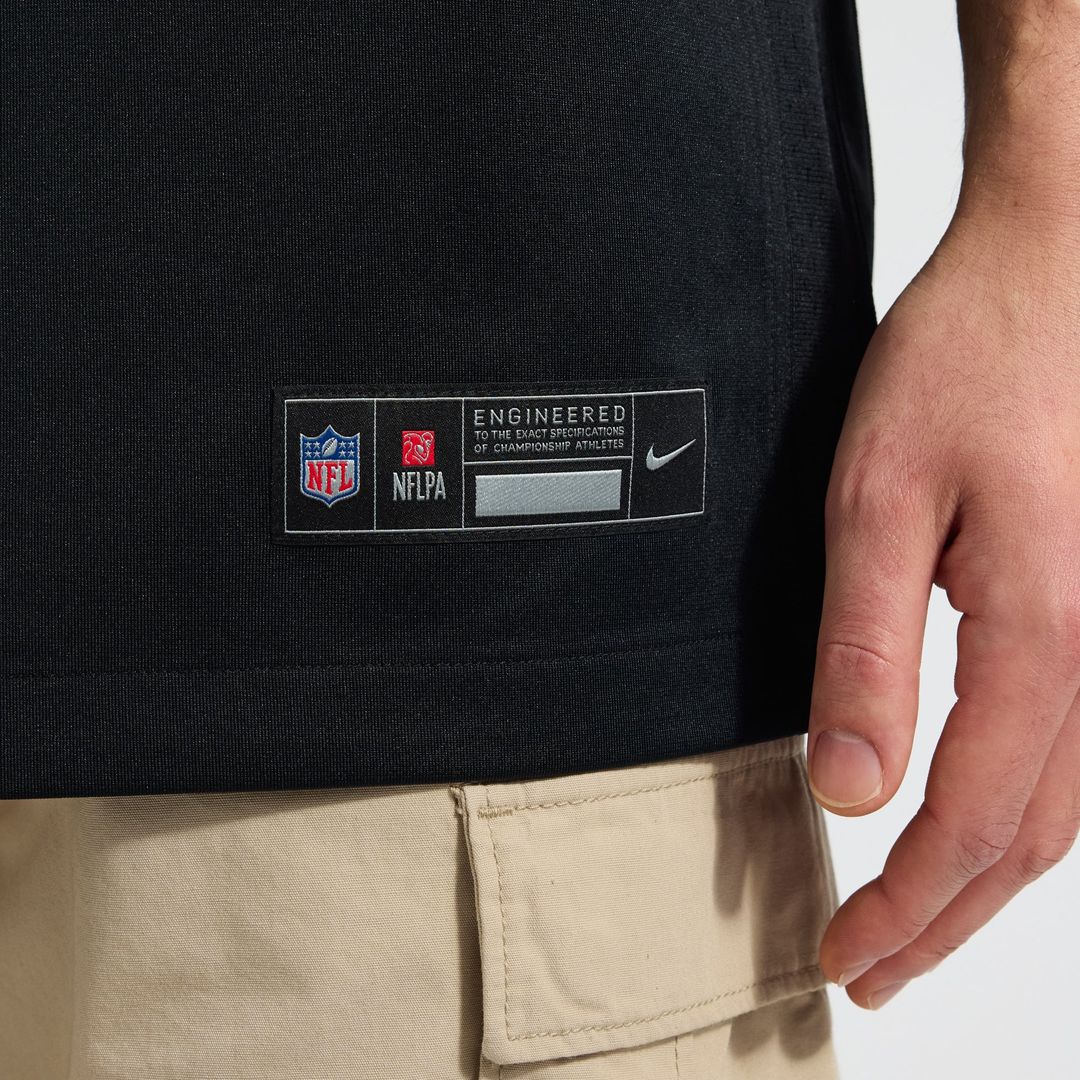 Washington Commanders Frankie Luvu Nike Black Hail Raiser Alternate Game Jersey product image 8, provided for visual