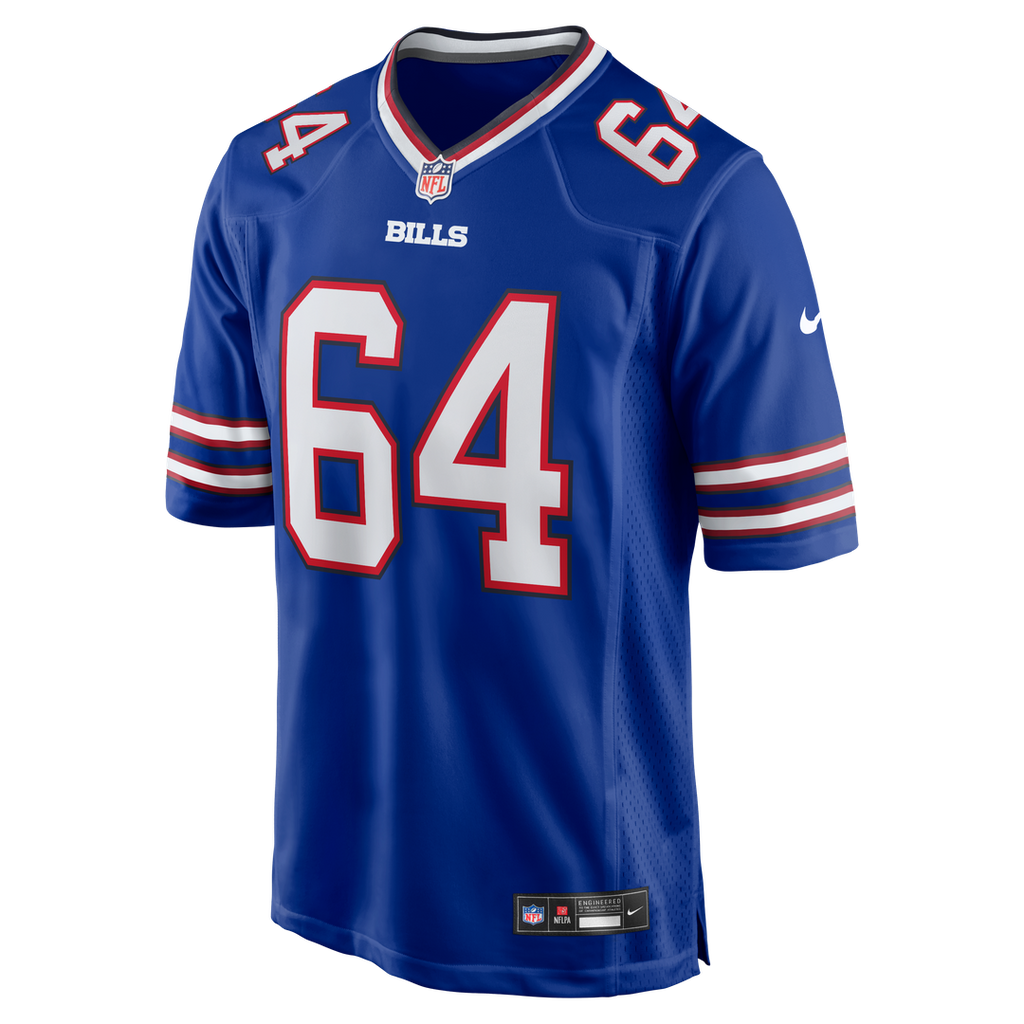 Buffalo Bills O'Cyrus Torrence Nike Royal Home Game Jersey product image 2, provided for visual reference and product detail