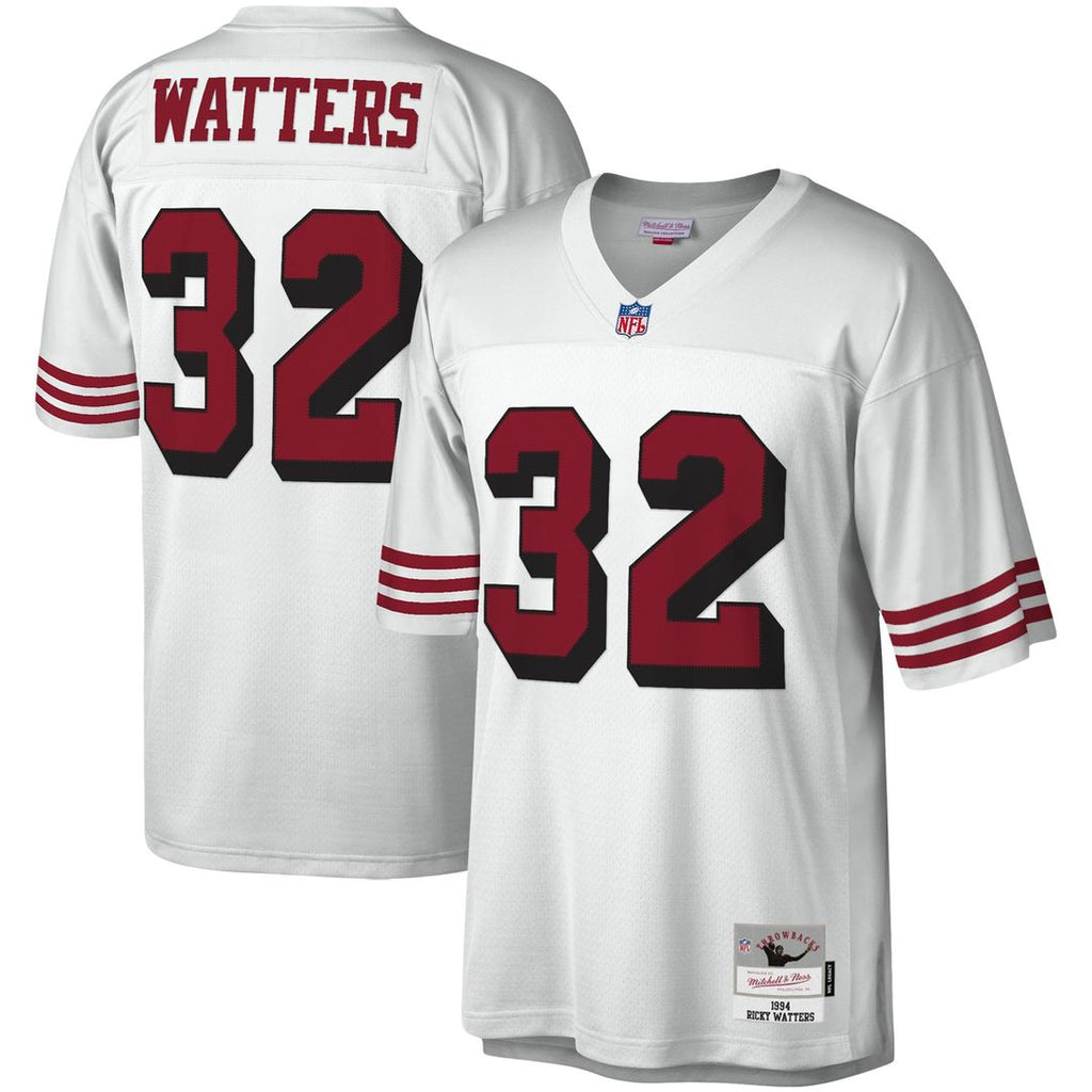 San Francisco 49ers Ricky Watters Mitchell & Ness White Legacy Replica Jersey product image 4, provided for visual reference