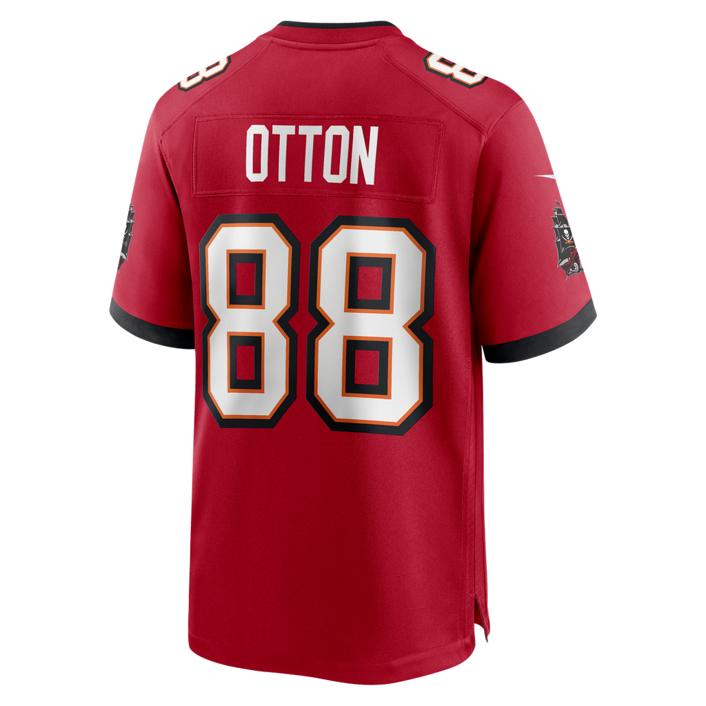 Tampa Bay Buccaneers Cade Otton Nike Red Game Player Jersey product image 11, provided for visual reference and product