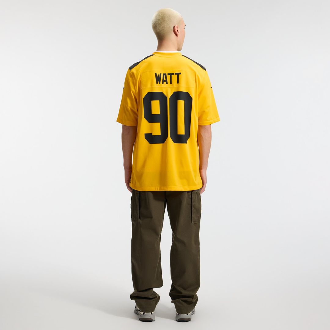 Pittsburgh Steelers T.J. Watt Nike Black Game Jersey product image 21, provided for visual reference and product detail