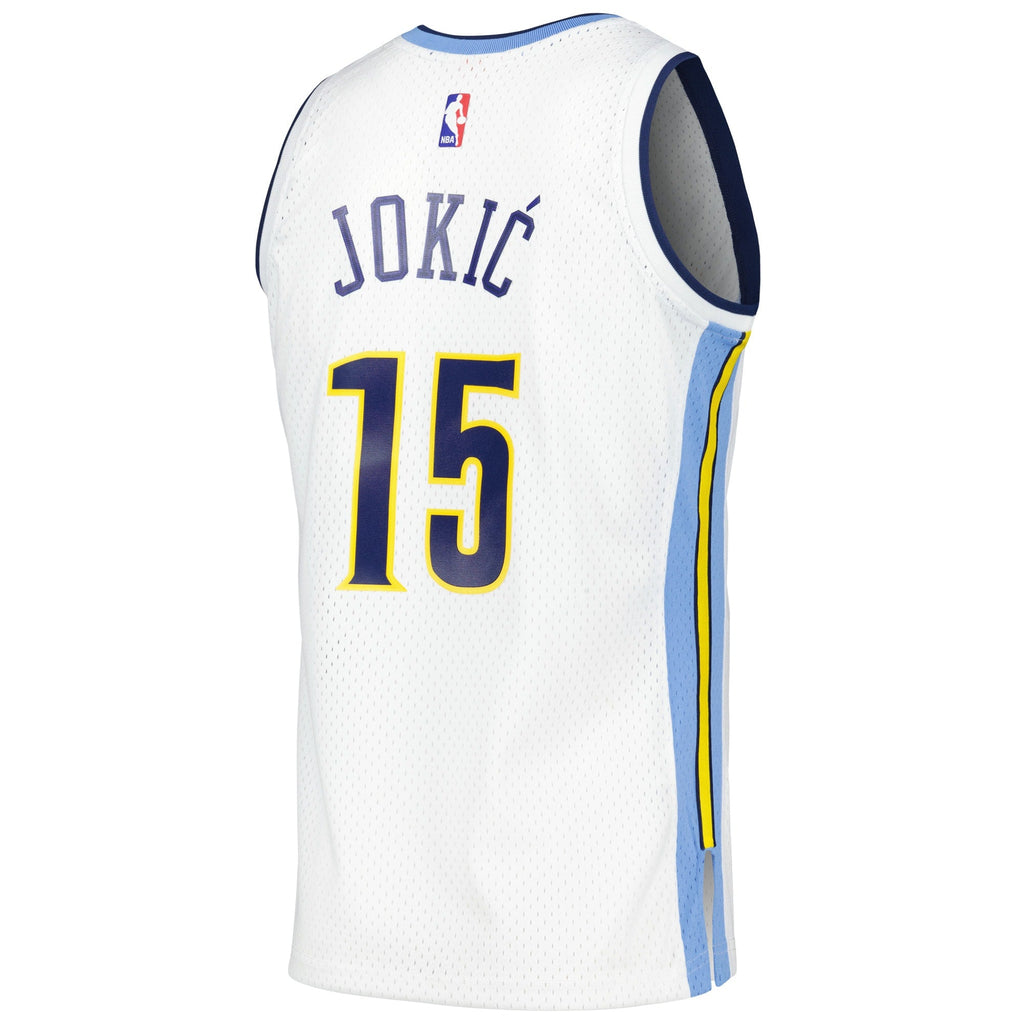 Men's Mitchell & Ness Nikola Jokic White Denver Nuggets product image 4
