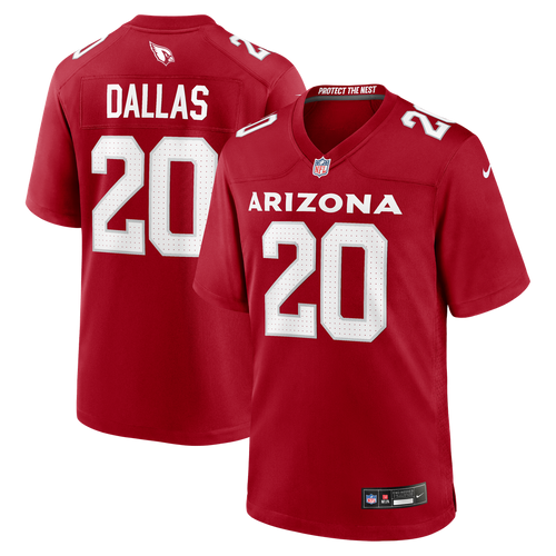 Arizona Cardinals DeeJay Dallas Nike Cardinal Team Game Jersey product image 1, provided for visual reference and product