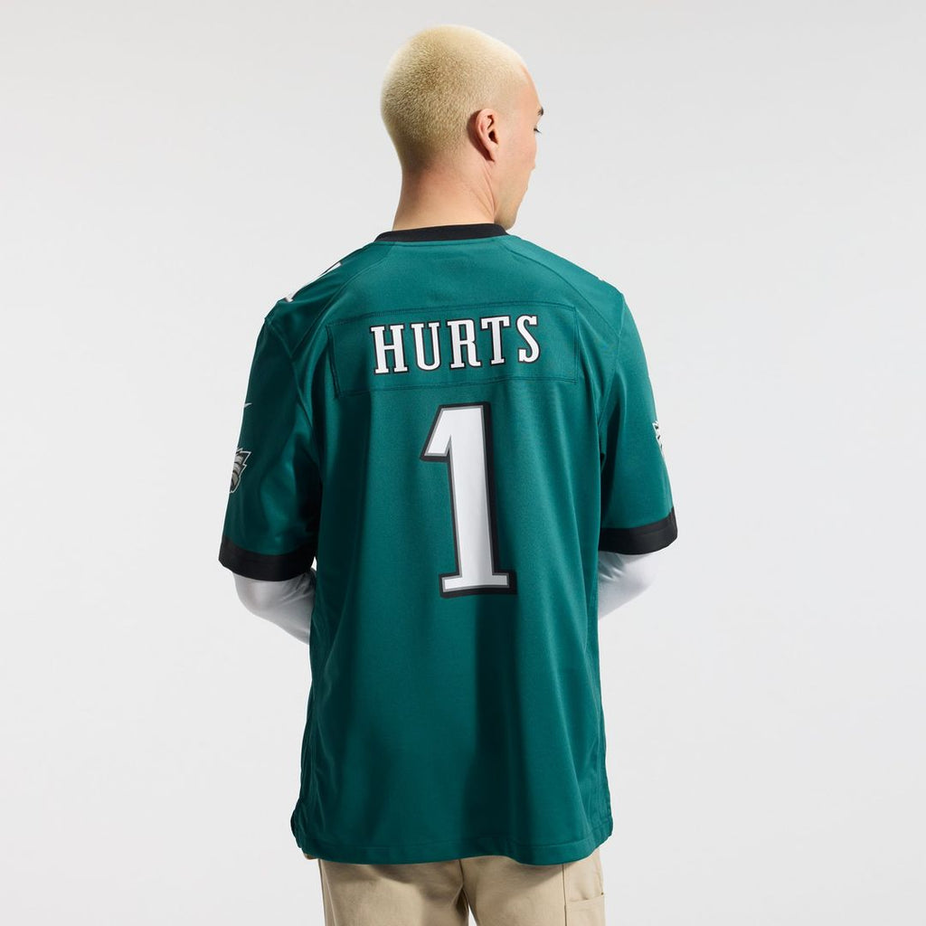 Philadelphia Eagles Jalen Hurts Nike Midnight Green Team Game Jersey product image 16, provided for visual reference and