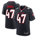 Houston Texans Louis Hansen Nike Navy Team Game Jersey product image 1, provided for visual reference and product detail