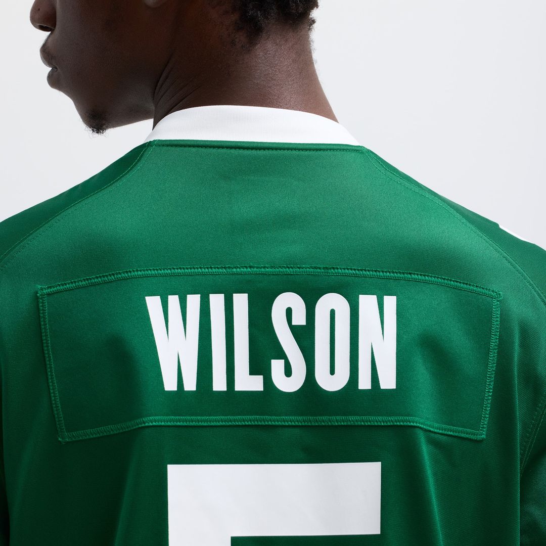 New York Jets Garrett Wilson Nike Legacy White Game Jersey product image 34, provided for visual reference and product