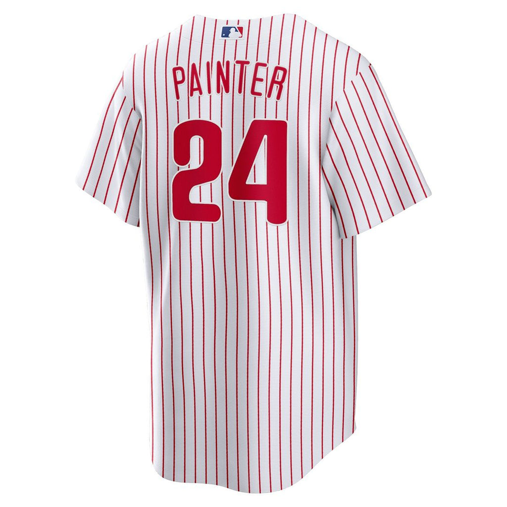 Philadelphia Phillies Andrew Painter Nike White Home Replica Jersey product image 3, provided for visual reference and
