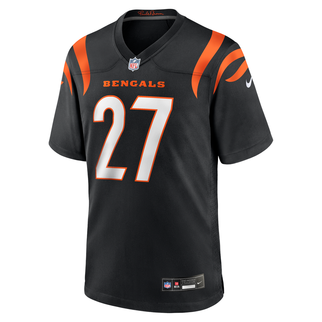 Cincinnati Bengals Jordan Battle Nike Black Team Game Jersey product image 2, provided for visual reference and product