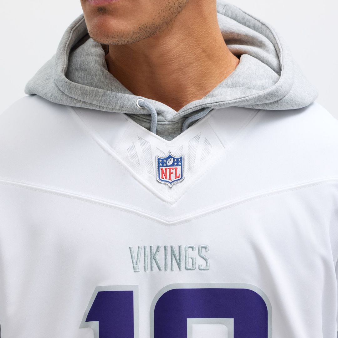 Minnesota Vikings Justin Jefferson Nike White Alternate Vapor F.U.S.E. Limited Jersey product image 7, provided for visual