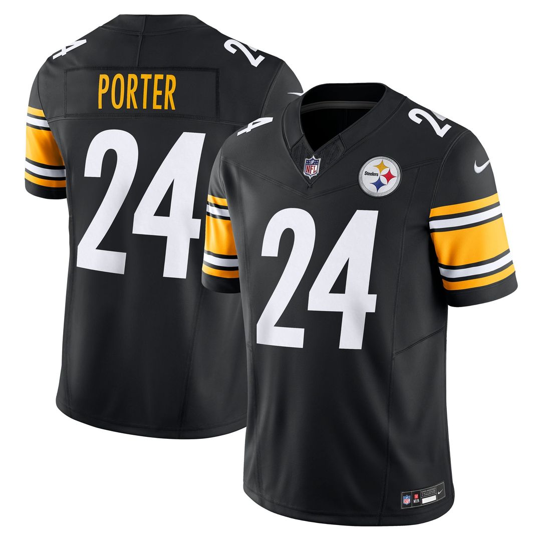 Pittsburgh Steelers Joey Porter Jr. Nike Gold Alternate 1933 Throwback Vapor F.U.S.E. Limited Jersey product image 19,