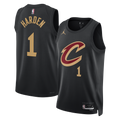 Cleveland Cavaliers Jordan Brand Statement Edition Swingman Jersey - Black - James Harden - Unisex product image 1, provided