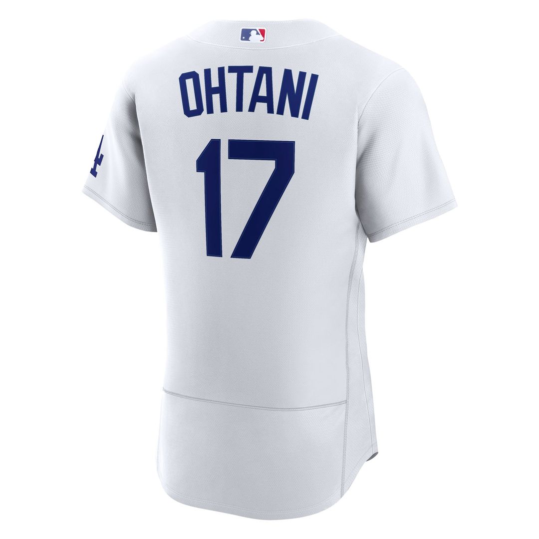 Los Angeles Dodgers Shohei Ohtani Nike White Home Authentic Jersey product image 3, provided for visual reference and