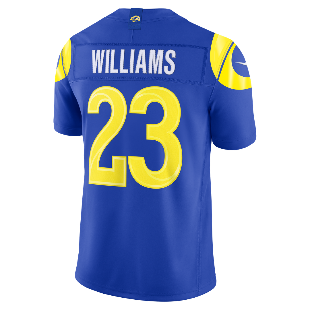 Los Angeles Rams Kyren Williams Nike Royal Team Vapor F.U.S.E. Stitched Limited Jersey product image 21, provided for visual