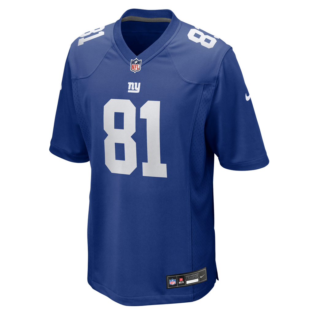 New York Giants Jalin Hyatt Nike Royal Team Game Jersey product image 4, provided for visual reference and product detail