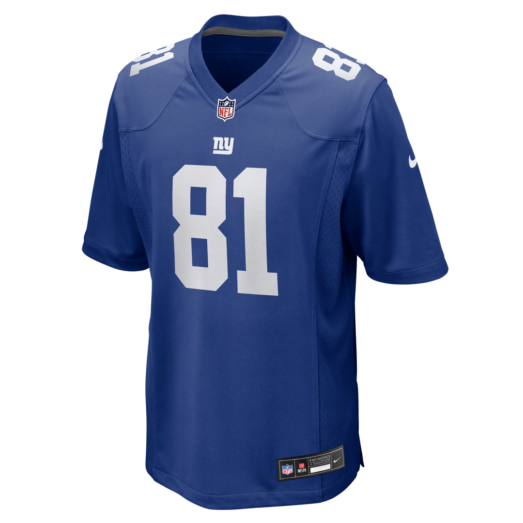 New York Giants Jalin Hyatt Nike Royal Team Game Jersey product image 4, provided for visual reference and product detail