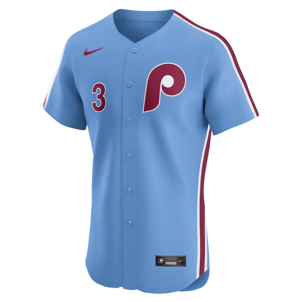 Philadelphia Phillies Bryce Harper Nike White Home Elite Jersey product image 14, provided for visual reference and product
