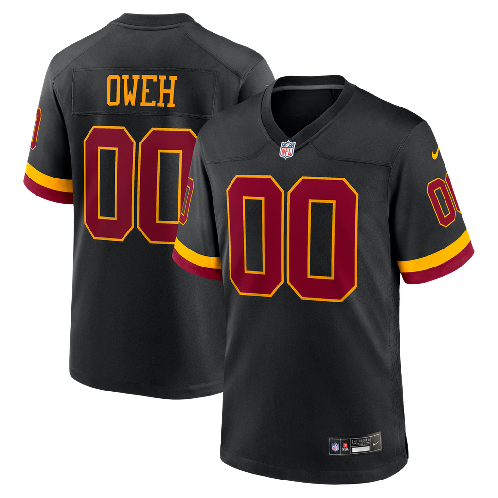 Washington Commanders Odafe Oweh Nike Burgundy Game Jersey product image 7, provided for visual reference and product detail
