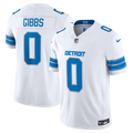 Detroit Lions Jahmyr Gibbs Nike White Vapor F.U.S.E. Stitched Limited Jersey product image 1, provided for visual reference