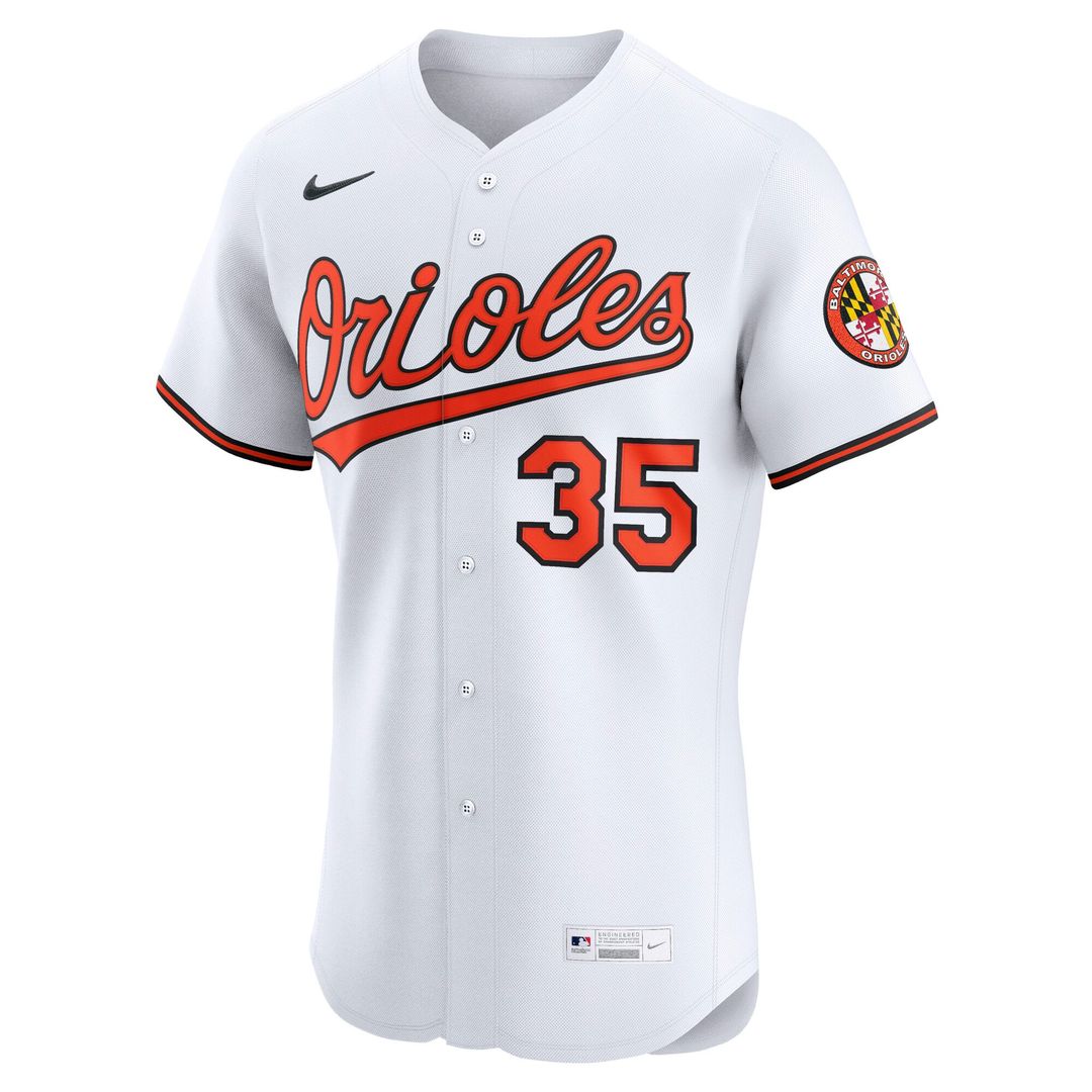 Baltimore Orioles Adley Rutschman Nike Orange Alternate 2 Elite Jersey product image 8, provided for visual reference and