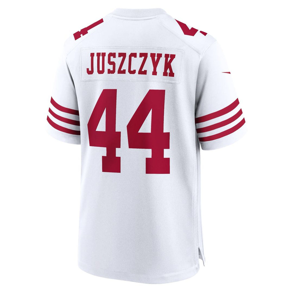 San Francisco 49ers Kyle Juszczyk Nike White Player Game Jersey product image 3, provided for visual reference and product