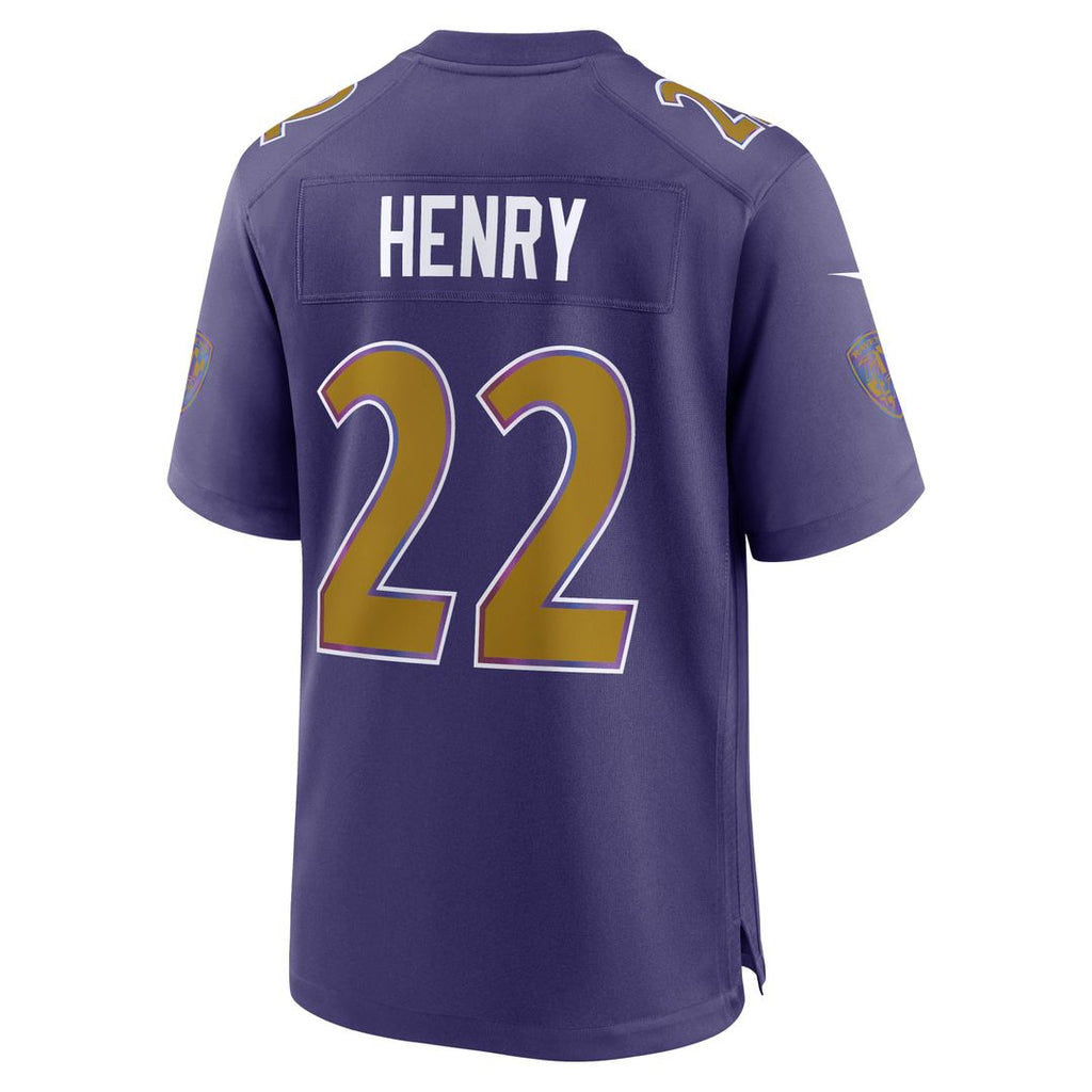 Baltimore Ravens Derrick Henry Nike Black Alternate Game Jersey product image 29, provided for visual reference and product