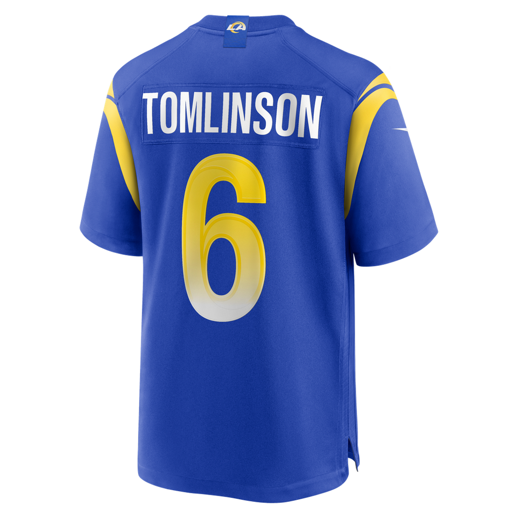 Los Angeles Rams Tre'Vius Hodges-Tomlinson Nike Royal Team Game Jersey product image 3, provided for visual reference and