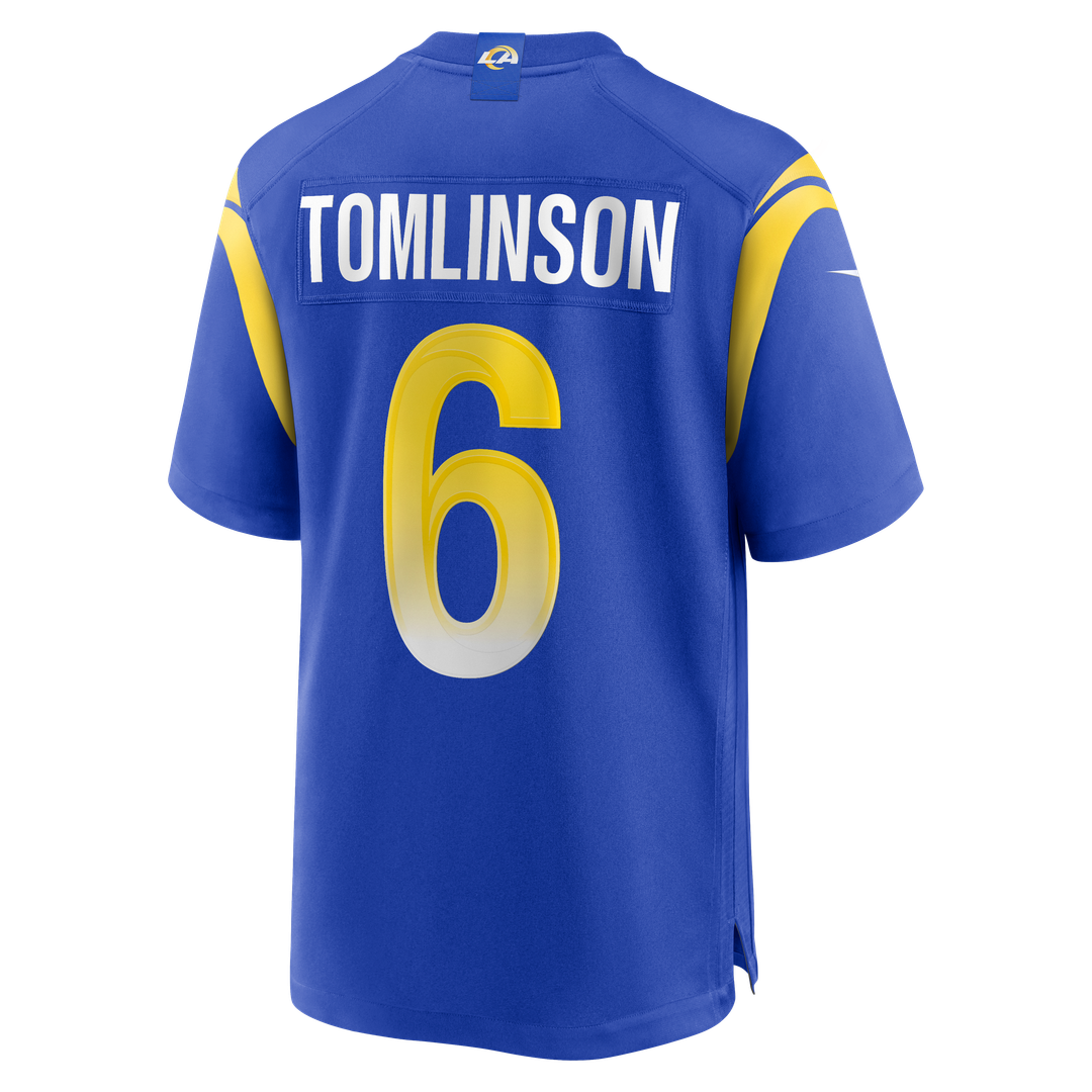 Los Angeles Rams Tre'Vius Hodges-Tomlinson Nike Royal Team Game Jersey product image 3, provided for visual reference and