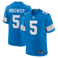 Detroit Lions Teddy Bridgewater Nike Blue Team Game Jersey product image 1, provided for visual reference and product detail