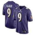 Baltimore Ravens Steve McNair Nike Purple Game Retired Player Jersey product image 1, provided for visual reference and