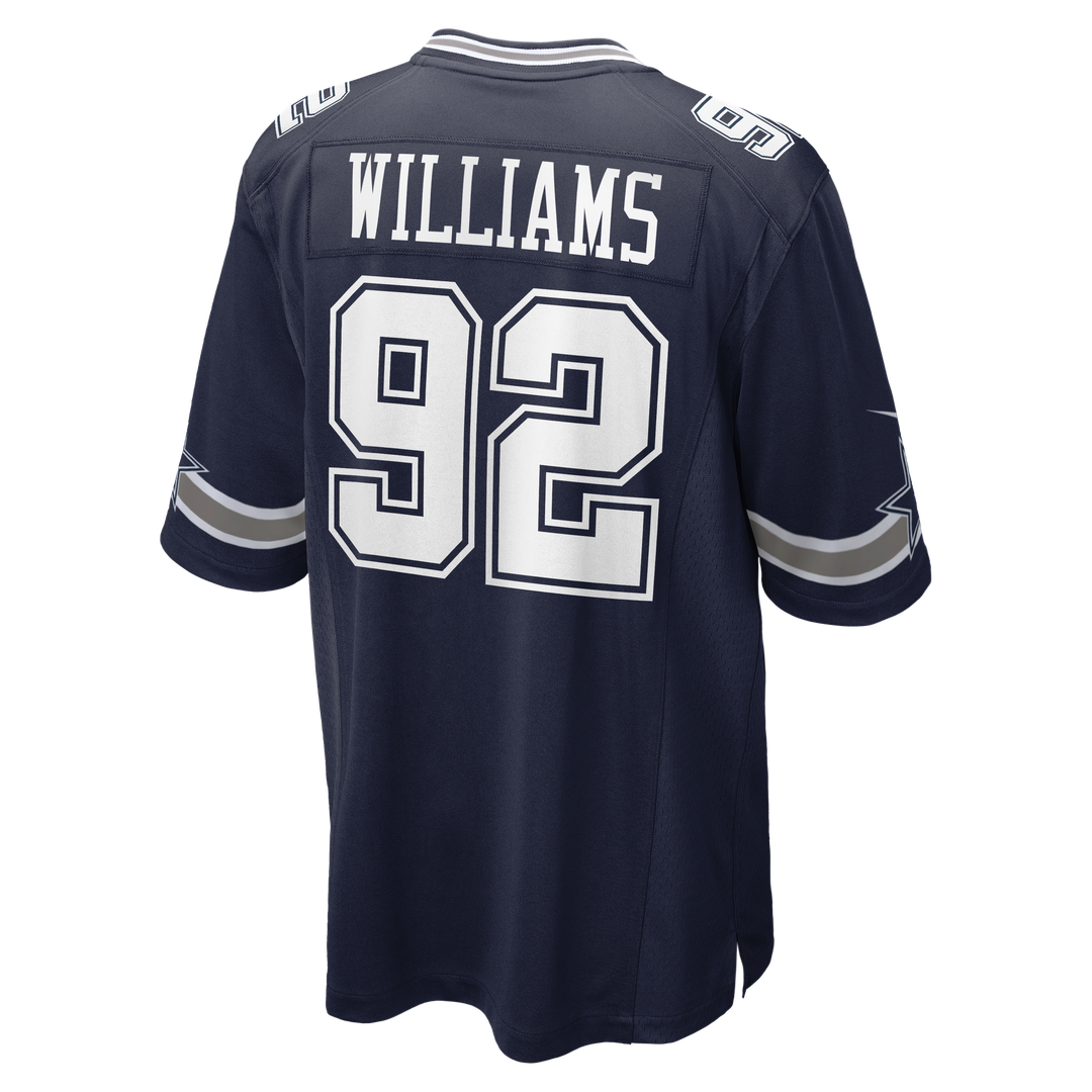 Dallas Cowboys Quinnen Williams Nike Navy Team Game Jersey product image 3, provided for visual reference and product detail
