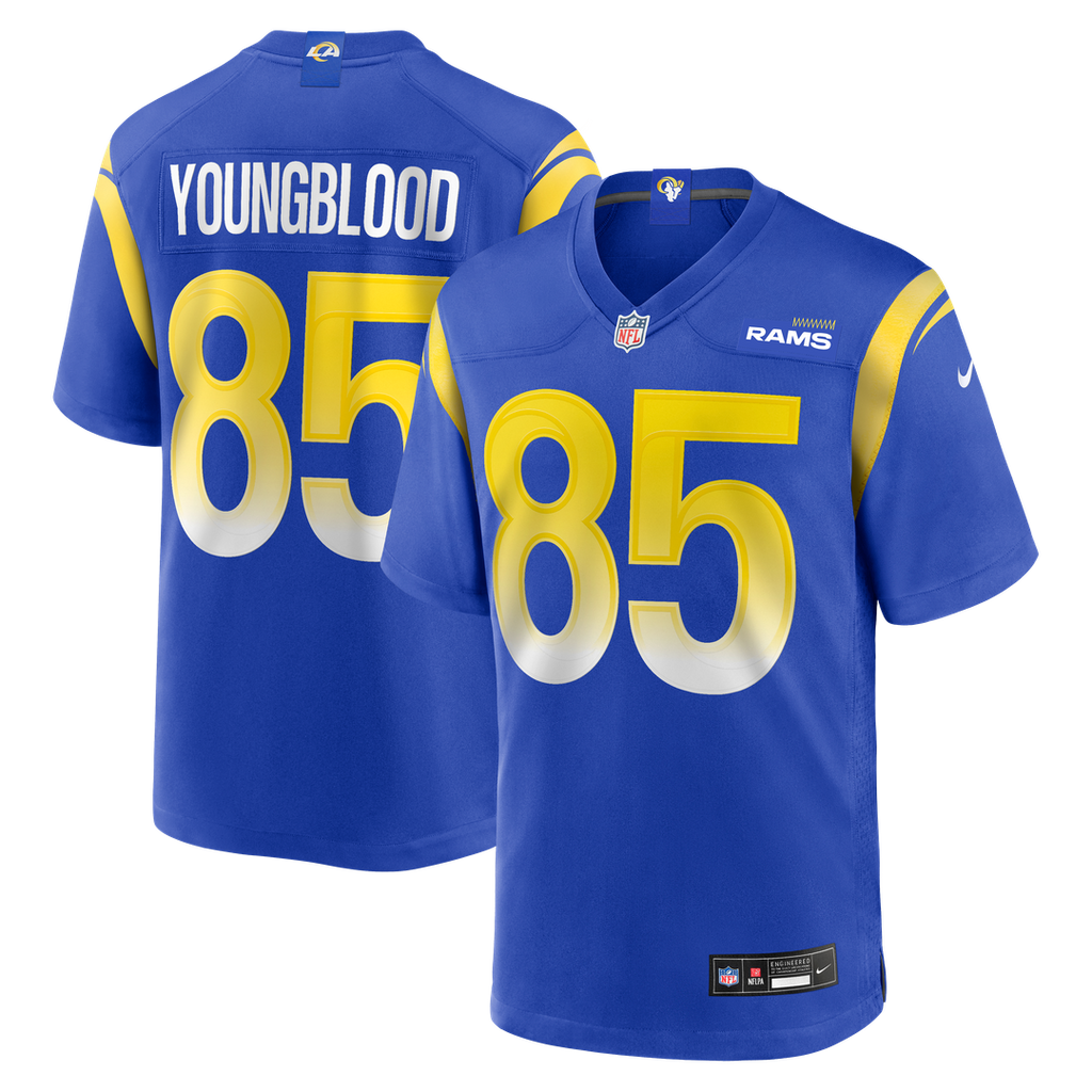 Los Angeles Rams Jack Youngblood Nike Royal Game Retired Player Jersey product image 1, provided for visual reference and