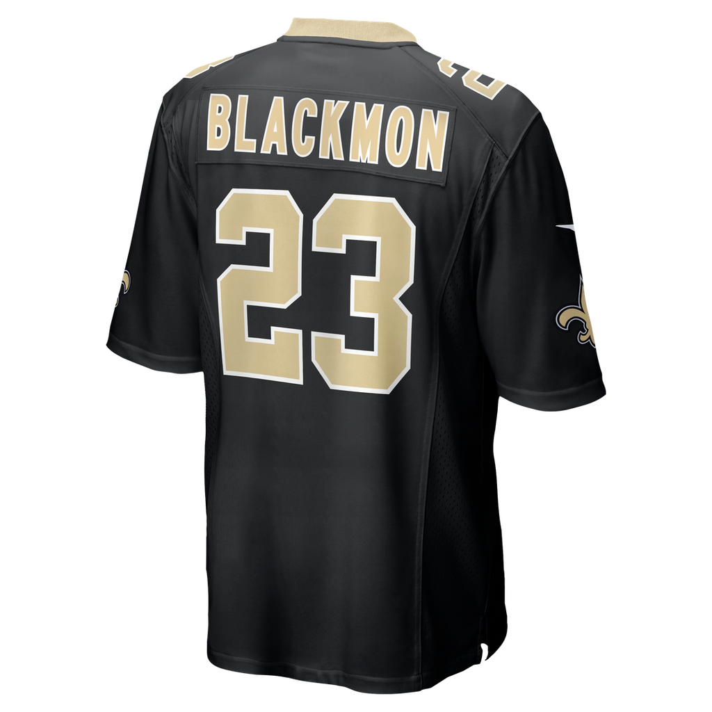 New Orleans Saints Julian Blackmon Nike Black Team Game Jersey product image 3, provided for visual reference and product