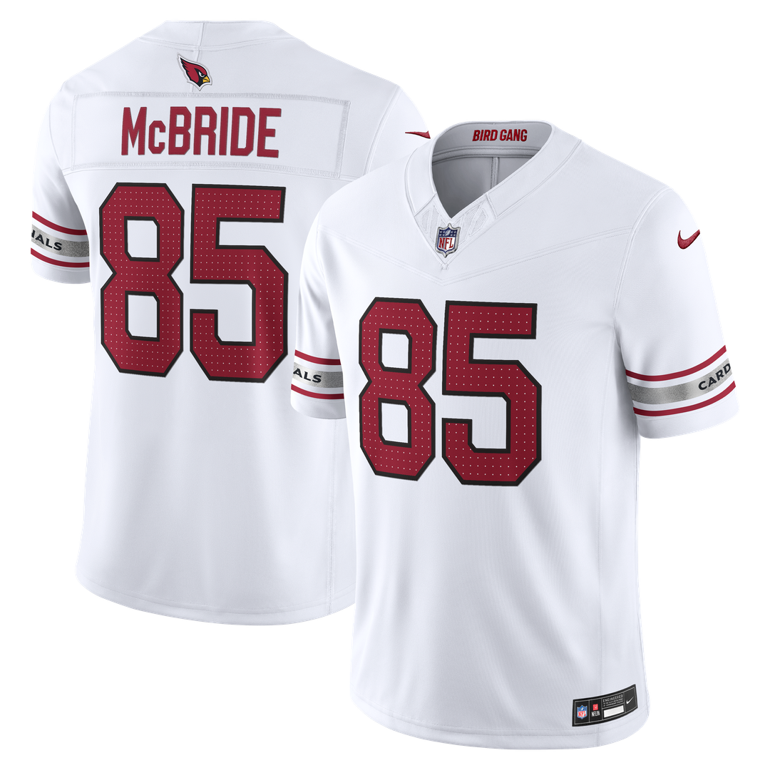Arizona Cardinals Trey McBride Nike White Vapor F.U.S.E. Stitched Limited Jersey product image 1, provided for visual