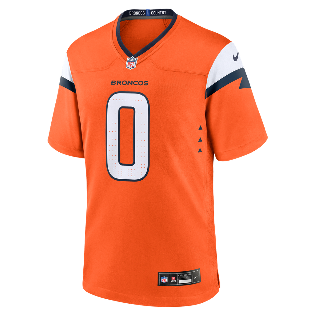 Denver Broncos Jonathon Cooper Nike Orange Team Game Jersey product image 2, provided for visual reference and product