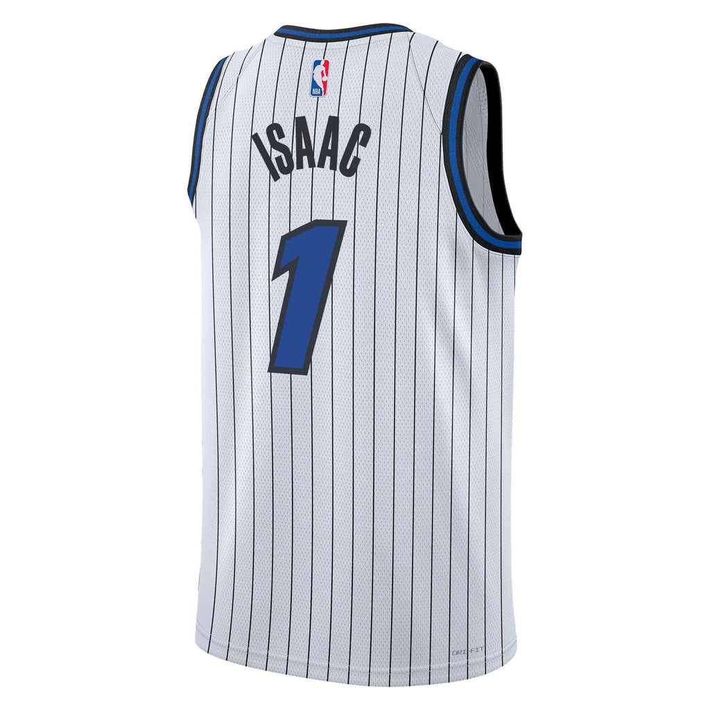 Orlando Magic Nike Replica Association Edition Swingman Jersey - White - Jonathan Isaac - Unisex product image 4, provided