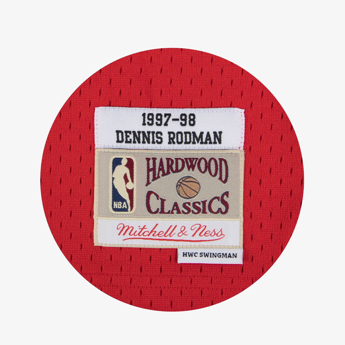 Chicago Bulls Mitchell & Ness Swingman Jersey Road Dennis Rodman 1997-98 product image 4, provided for visual reference and