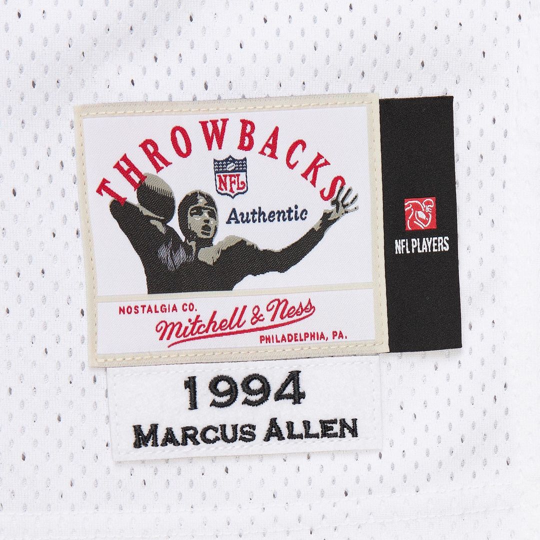Kansas City Chiefs 1994 Marcus Allen Mitchell & Ness White Authentic Throwback Retired Player Jersey product image 7,