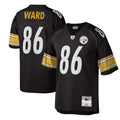 Pittsburgh Steelers Hines Ward Mitchell & Ness Black Legacy Replica Jersey product image 1, provided for visual reference