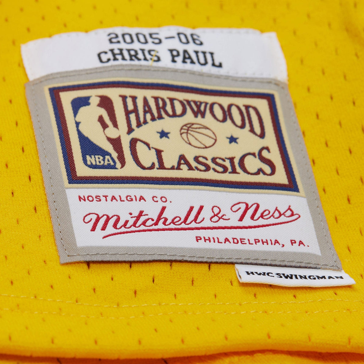 New Orleans Hornets Mitchell & Ness Swingman Jersey - Chris Paul product image 7, provided for visual reference and product
