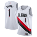 Portland Trail Blazers Nike Replica Association Edition Swingman Jersey - White - Ja Morant - Unisex product image 1,