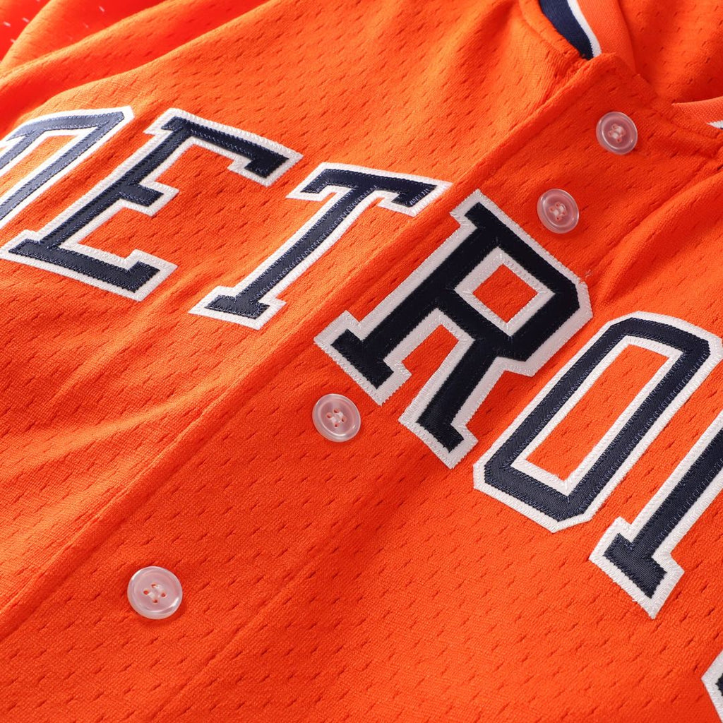 Detroit Tigers Kirk Gibson Mitchell & Ness Orange Cooperstown Collection Mesh Batting Practice Button-Up Jersey product