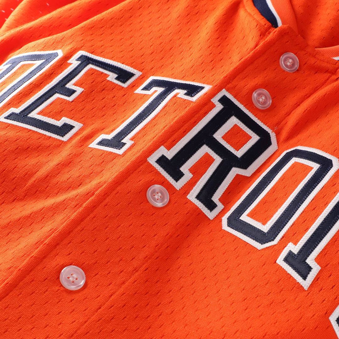Detroit Tigers Kirk Gibson Mitchell & Ness Orange Cooperstown Collection Mesh Batting Practice Button-Up Jersey product
