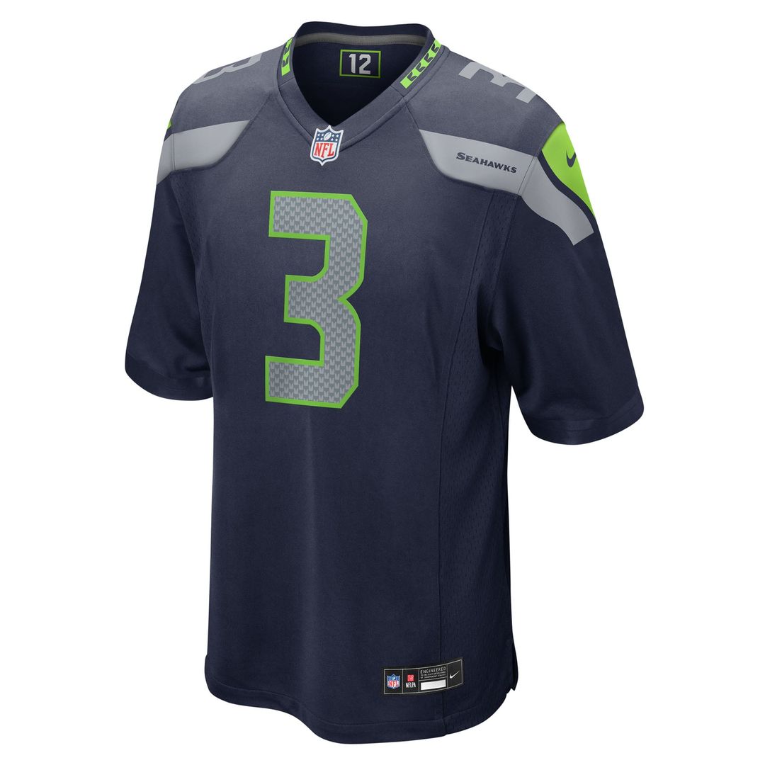 Seattle Seahawks Nick Emmanwori Nike College Navy Team Game Jersey product image 8, provided for visual reference and