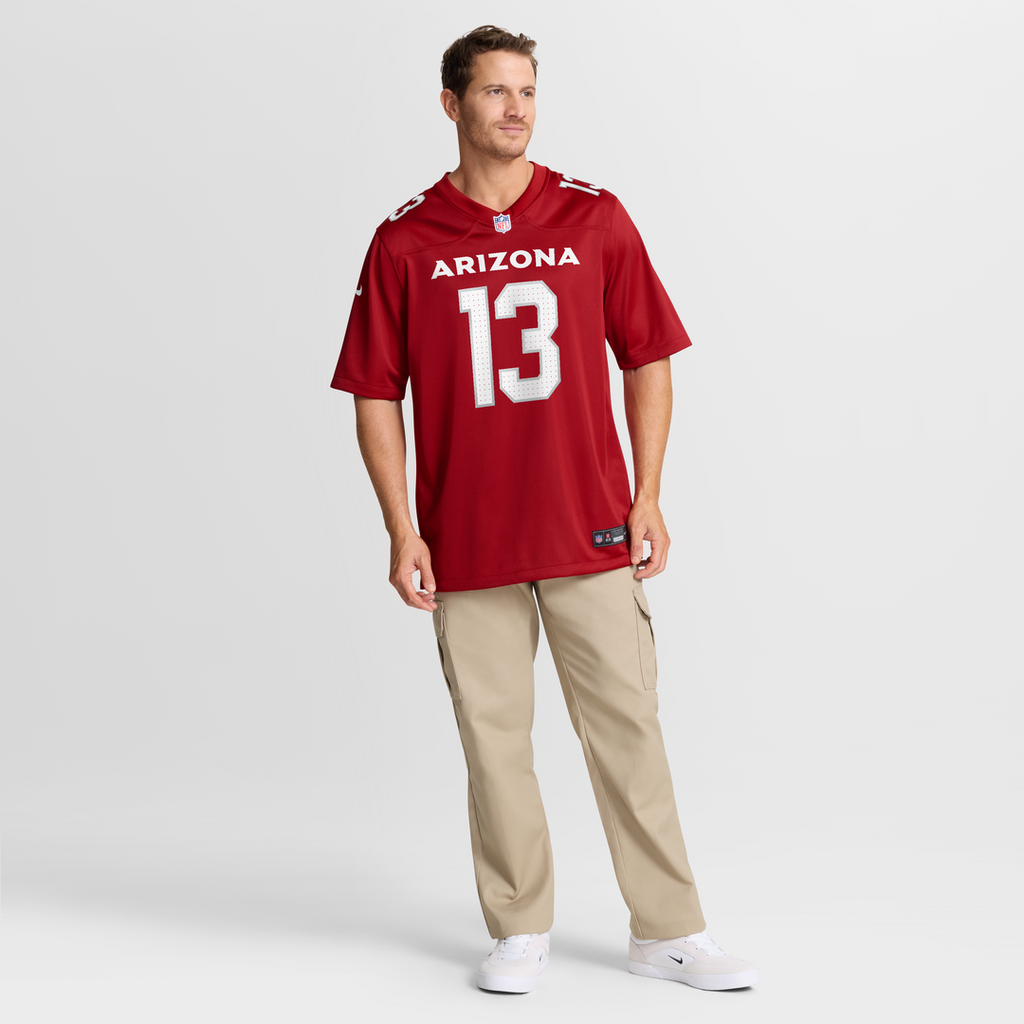 Arizona Cardinals Kei'Trel Clark Nike Cardinal Game Jersey product image 7, provided for visual reference and product detail