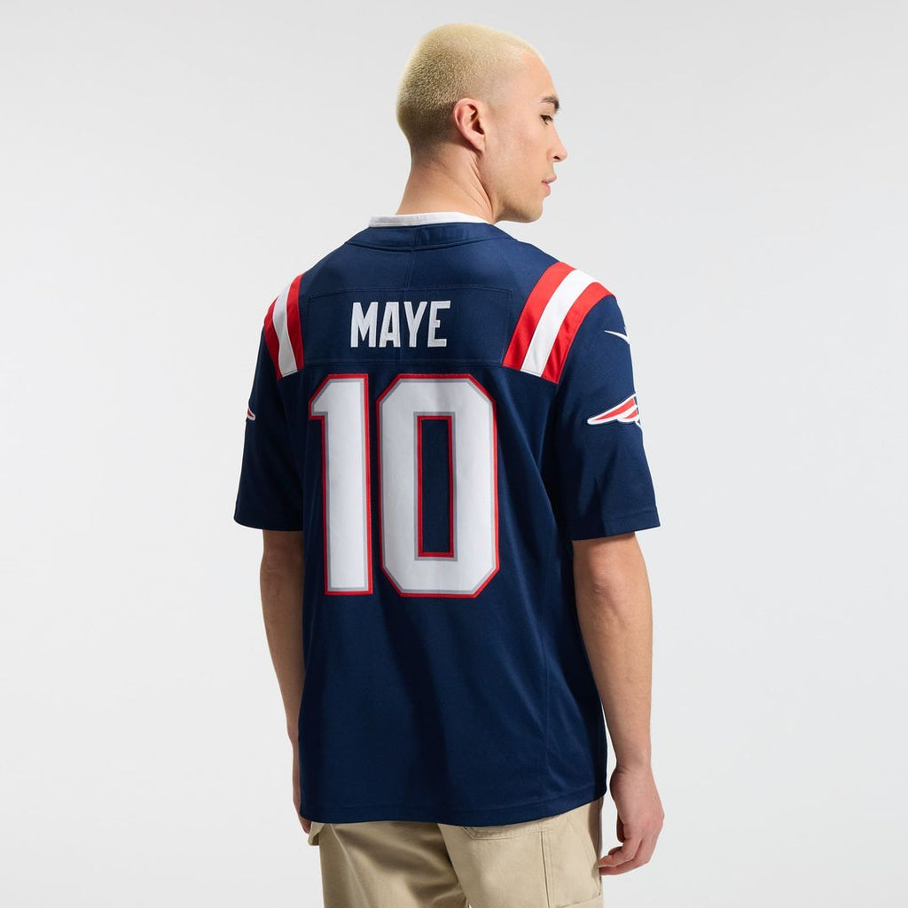 New England Patriots Drake Maye Nike Navy Team Vapor F.U.S.E. Stitched Limited Jersey product image 3, provided for visual