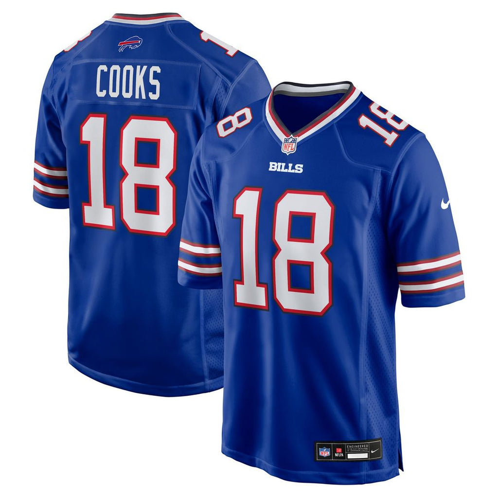 Buffalo Bills Brandin Cooks Nike Royal Team Game Jersey product image 1, provided for visual reference and product detail