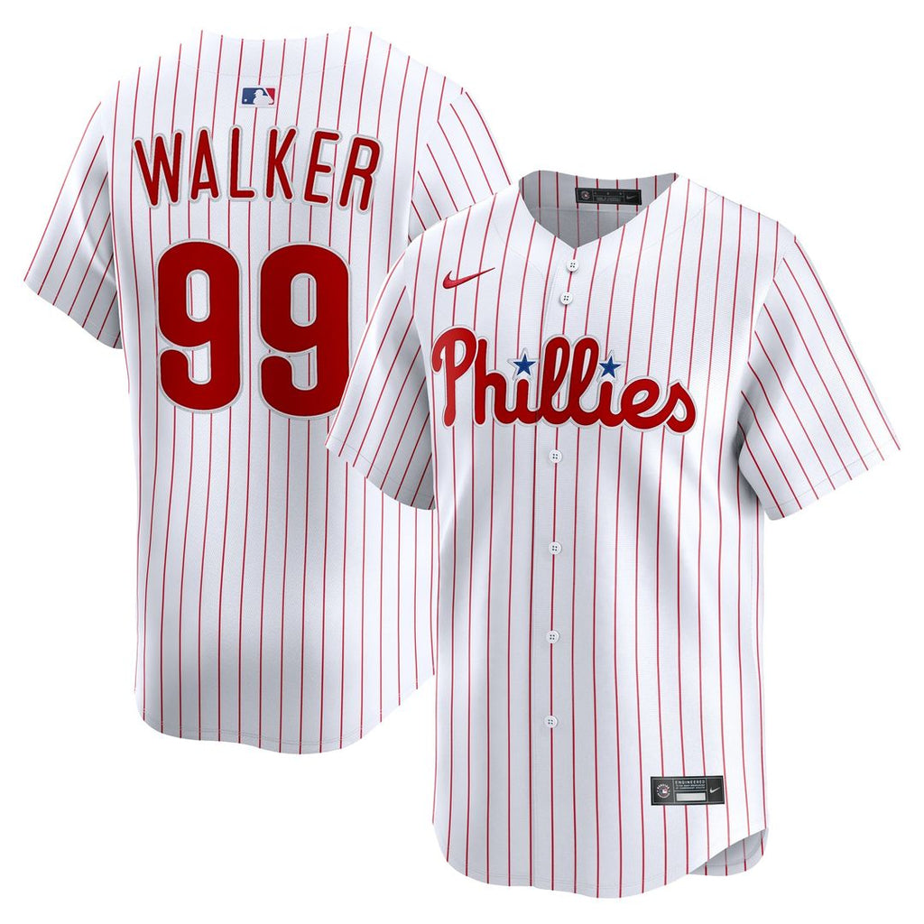 Philadelphia Phillies Taijuan Walker Nike White Home Limited Player Jersey product image 1, provided for visual reference