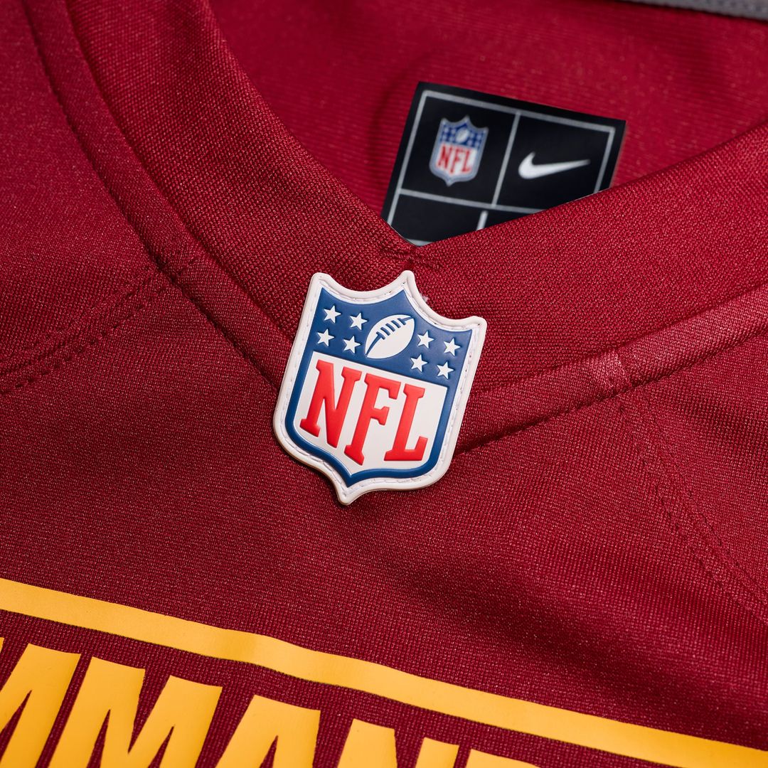 Washington Commanders Jordan Magee Nike Burgundy Game Jersey product image 4, provided for visual reference and product