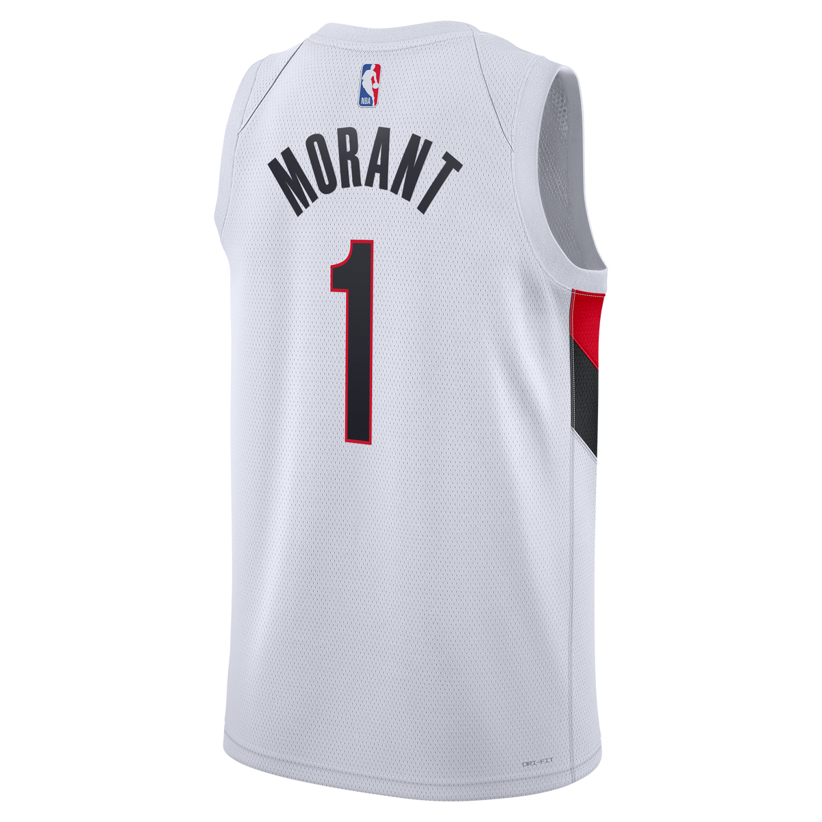 Portland Trail Blazers Nike Replica Association Edition Swingman Jersey - White - Ja Morant - Unisex product image 4,