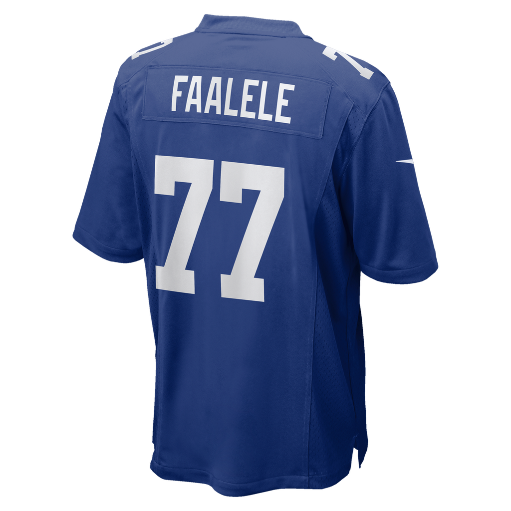 New York Giants Daniel Faalele Nike Royal Team Game Jersey product image 5, provided for visual reference and product detail